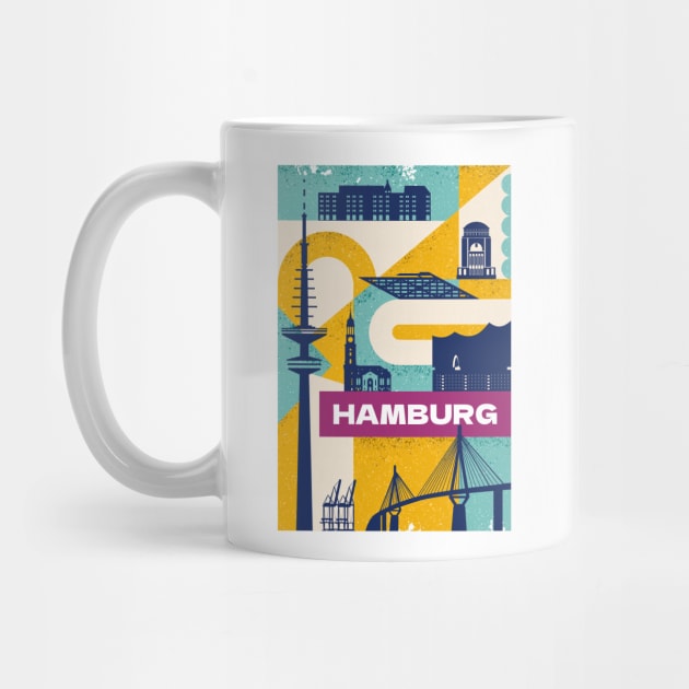 Hamburg Poster by yulia-rb